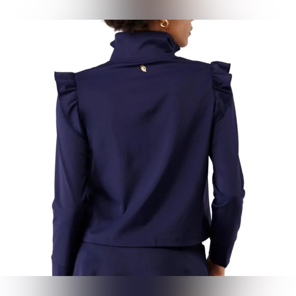 EUC Smith & Quinn Womens The Grayson Quarter-Zip Golf Pullover SZ S Navy - Picture 6 of 6